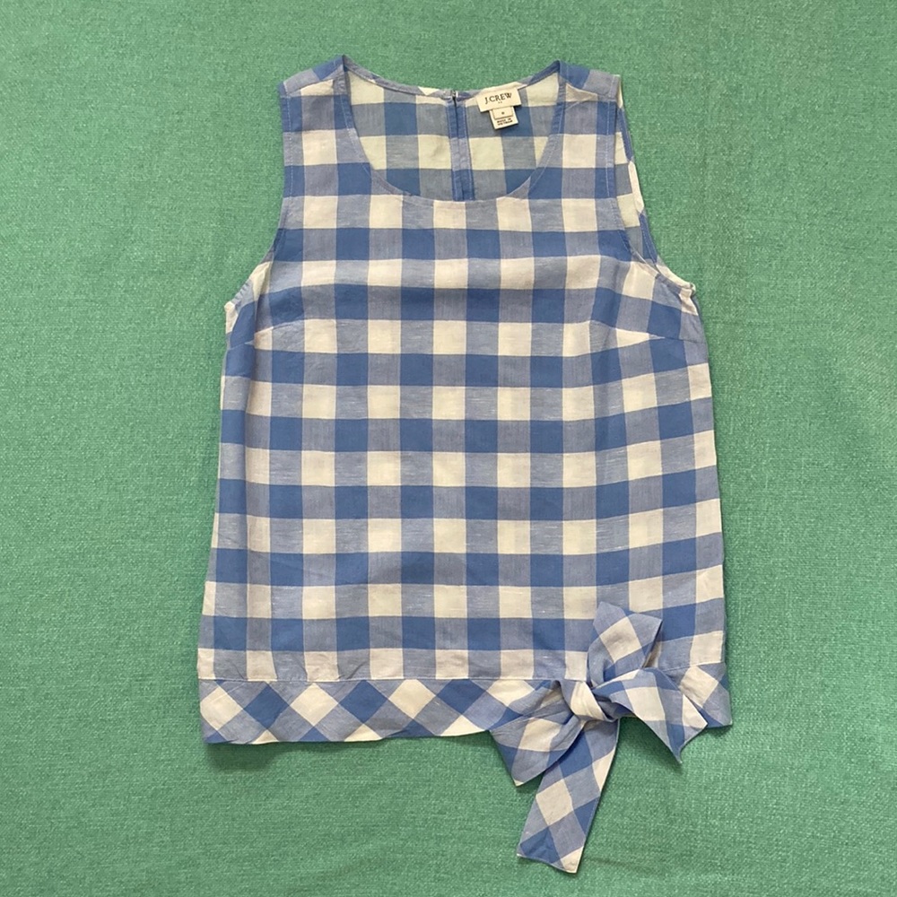 Blue & White J. Crew Factory Sleeveless Top Size 0